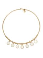 Robert Lee Morris Soho Faux Pearl And Wire Wrap Necklace