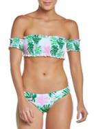 Pilyq Mingos Off-shoulder Swim Top