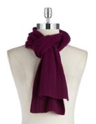 Lord & Taylor Knit Cashmere Scarf
