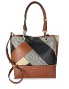 Calvin Klein Large Patchwork Leather Tote