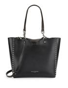 Karl Lagerfeld Paris Studded Faux Leather Tote