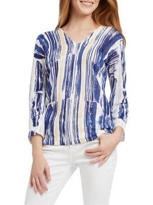Nic+zoe Sail Away Knit Top