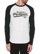 Original Penguin Graphic Raglan-sleeve Cotton Tee