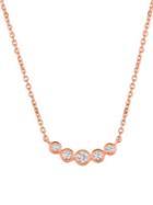 Morris & David 14k Rose Gold & 0.33 Tcw Diamond Pendant Necklace