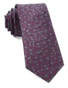 The Tie Bar Floral-print Silk Tie