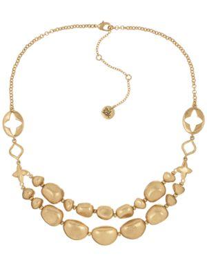 The Sak Double Layer Beaded Necklace