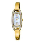 Seiko Mother Of Pearl And Swarovski Crystal Dress Watch