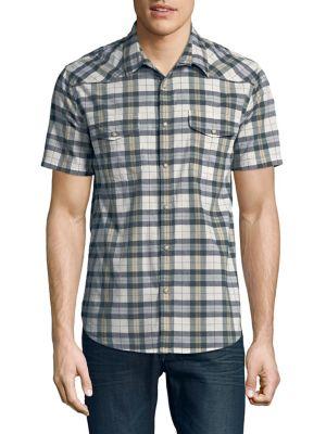 Lucky Brand Santa Fe Plaid Button-down Shirt