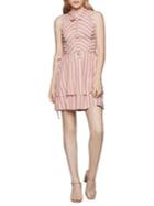 Bcbgeneration Striped Lace Fit-&-flare Dress