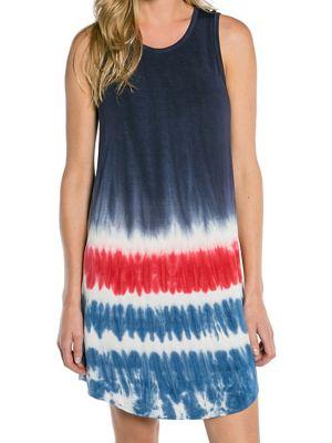 Pj Salvage 76 Vibes Printed Lounge Dress