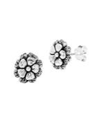 Lord & Taylor 925 Sterling Silver Flower Stud Earrings