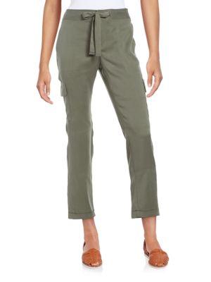 Lord & Taylor Bow Accented Tencel Pants