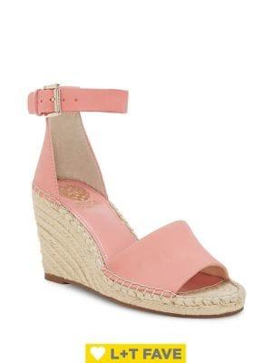 Vince Camuto Leera Ankle-strap Wedge Espadrilles