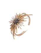 Jenny Packham Two-tone Hematite Starburst Cuff Bracelet