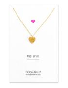 Dogeared Valentine 14k Goldplated 0.925 Sterling Silver For Ever Heart Necklace