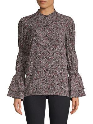 Michael Michael Kors Ruffle Sleeve Blouse