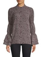 Michael Michael Kors Ruffle Sleeve Blouse