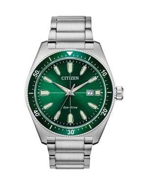 Citizen Brycen Eco-drive Stainless Steel Bracelet Watch