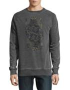 Lucky Brand Comfy Venice Burnout Authentic Sweatshirt