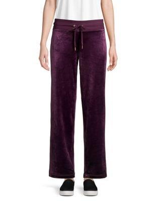 Calvin Klein Wide-leg Velour Pants