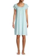 Miss Elaine Printed Short Sleeve Night Dress