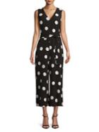Karl Lagerfeld Paris Polka Dot Jumpsuit