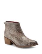 Liebeskind Reptile-inspired Leather Ankle Boots