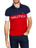 Nautica Classic Fit Short Sleeve Colorblock Navtech Polo
