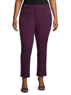 Calvin Klein Plus Plus Crepe Scuba Pants