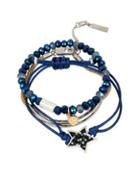 Kenneth Cole New York Three-piece Star Charm Bracelet Set