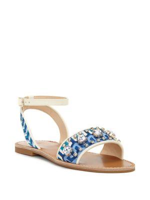 Vince Camuto Akitta Embellished Ankle-strap Sandals
