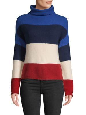 Cliche Colorblock Turtleneck Sweater