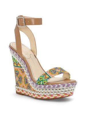 Jessica Simpson Alinda Textured Wedge Sandals