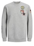 Jack & Jones Badge Long-sleeve Sweatshirt