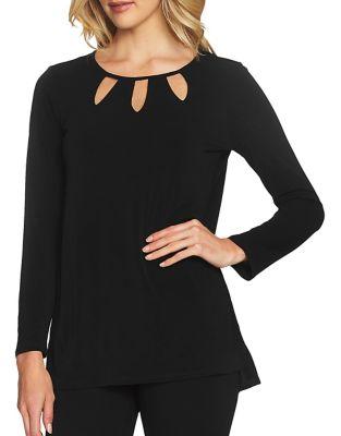 Chaus Long-sleeve Cutout Top