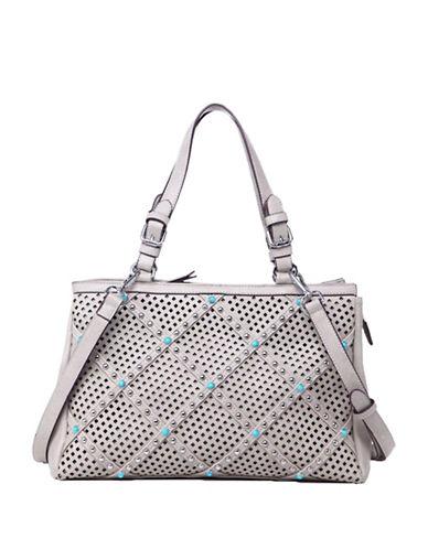 Chinese Laundry Ayo Perforated And Studded East West Tote