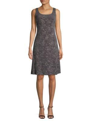 Alex Evenings 2-piece Jacquard Knit Dress & Bolero Jacket Set