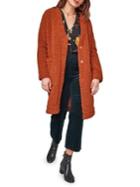 Astr The Label Fauna Plush Knee-length Coat