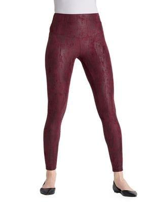 Yummie Signature Waistband Faux Suede Leggings