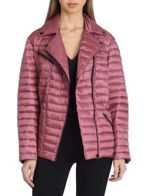 Badgley Mischka Asymmetric Puffer Jacket
