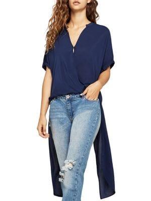 Bcbgeneration Surplice High-low Top