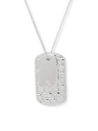 Ralph Lauren Embossed Dog Tag Necklace