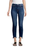 7 For All Mankind Raw-hem Cropped Jeans