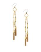 Lucky Brand Under The Influence Beaded Drop Earrings