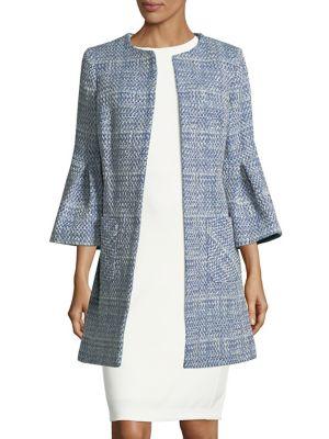 Helene Berman Tweed Bell-sleeve Jacket