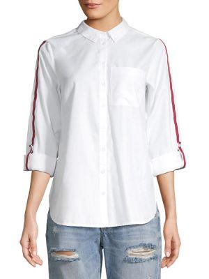 Dorothy Perkins Side Stripe Button-down Shirt