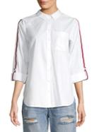 Dorothy Perkins Side Stripe Button-down Shirt