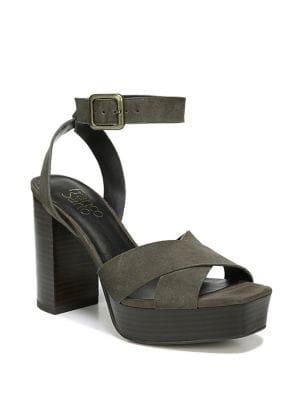 Franco Sarto Marta Suede Platform Sandals
