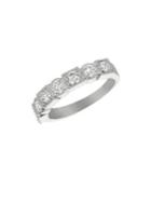 Morris & David 14k White Gold & Diamond Ring - 1 Tcw