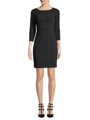 Calvin Klein Petite Three-quarter Starburst Sheath Dress
